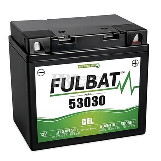 Bater�a Cortac�sped 12 Voltios 30 Amperios | Fulbat 53030 